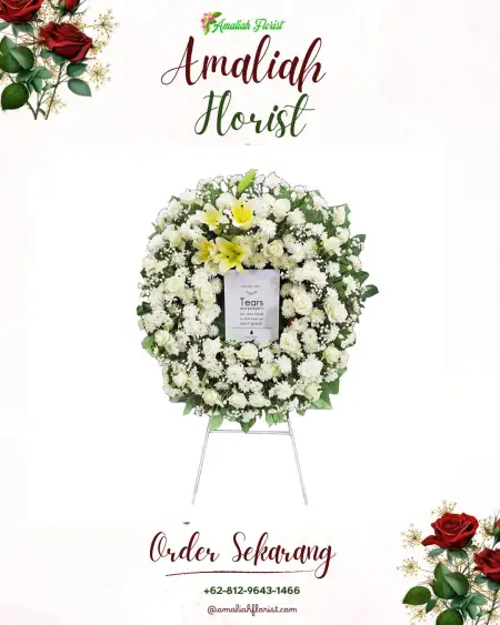 Krans Bunga Duka Soklat